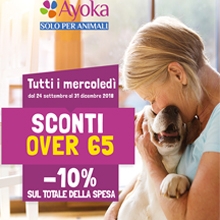 Notizie dal blog: Sconto del 10% per gli over 65