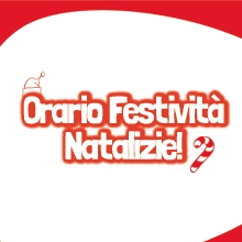 Notizie dal blog: Orario festività natalizie