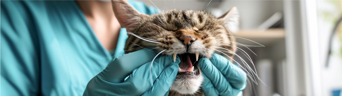 Ahi, ahi, urge un dentista felino